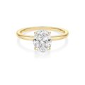 Rinfina Oval Solitaire CZ Ring
