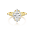 Rinfina Oval Halo CZ Ring