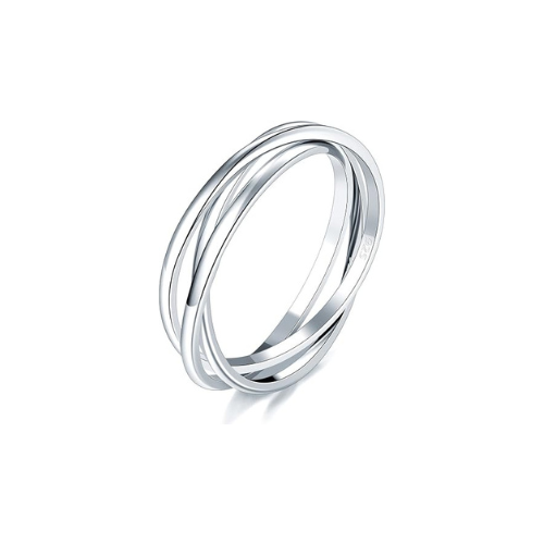 Rinfina Triple Interlocking Spinner Ring