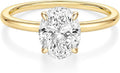 Rinfina 3CT Oval Solitaire CZ Ring