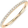 Rinfina Dainty CZ Stackable Eternity Ring
