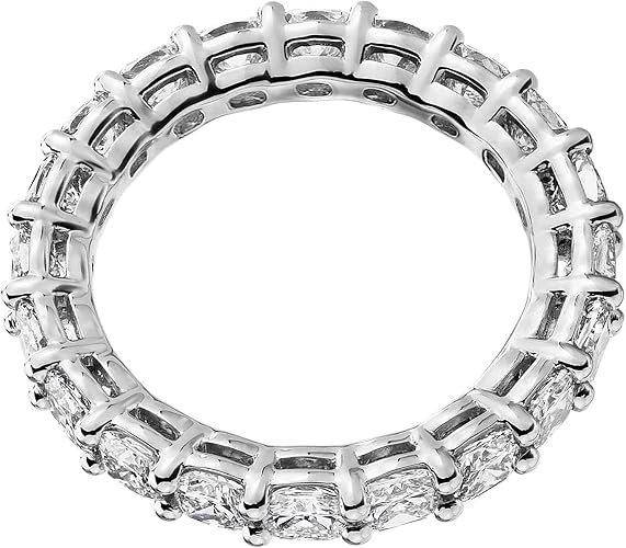 Rinfina Square Cut CZ Eternity Ring - Image 3